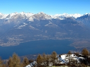 SALITA AL LEGNONCINO, splendido balcone sul Lago Di Como, sabato 18 febbraio 2012 - FOTOGALLERY